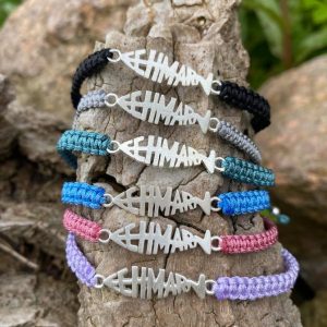 Silberfisch Armband, Größe M