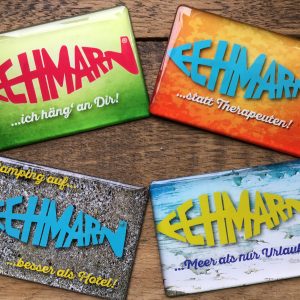 Magnete mit coolem Schnack